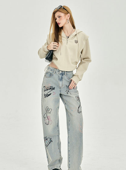 Graffiti Skinny Pants