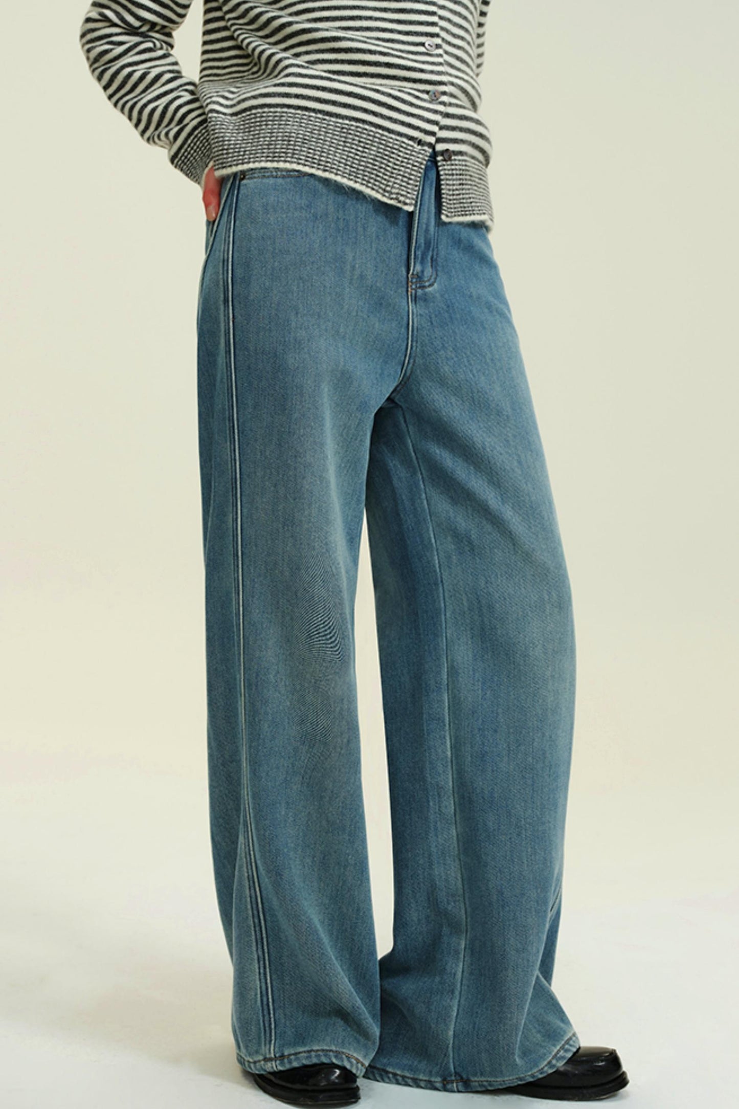 Sideline High Waist Casual Mop Pants