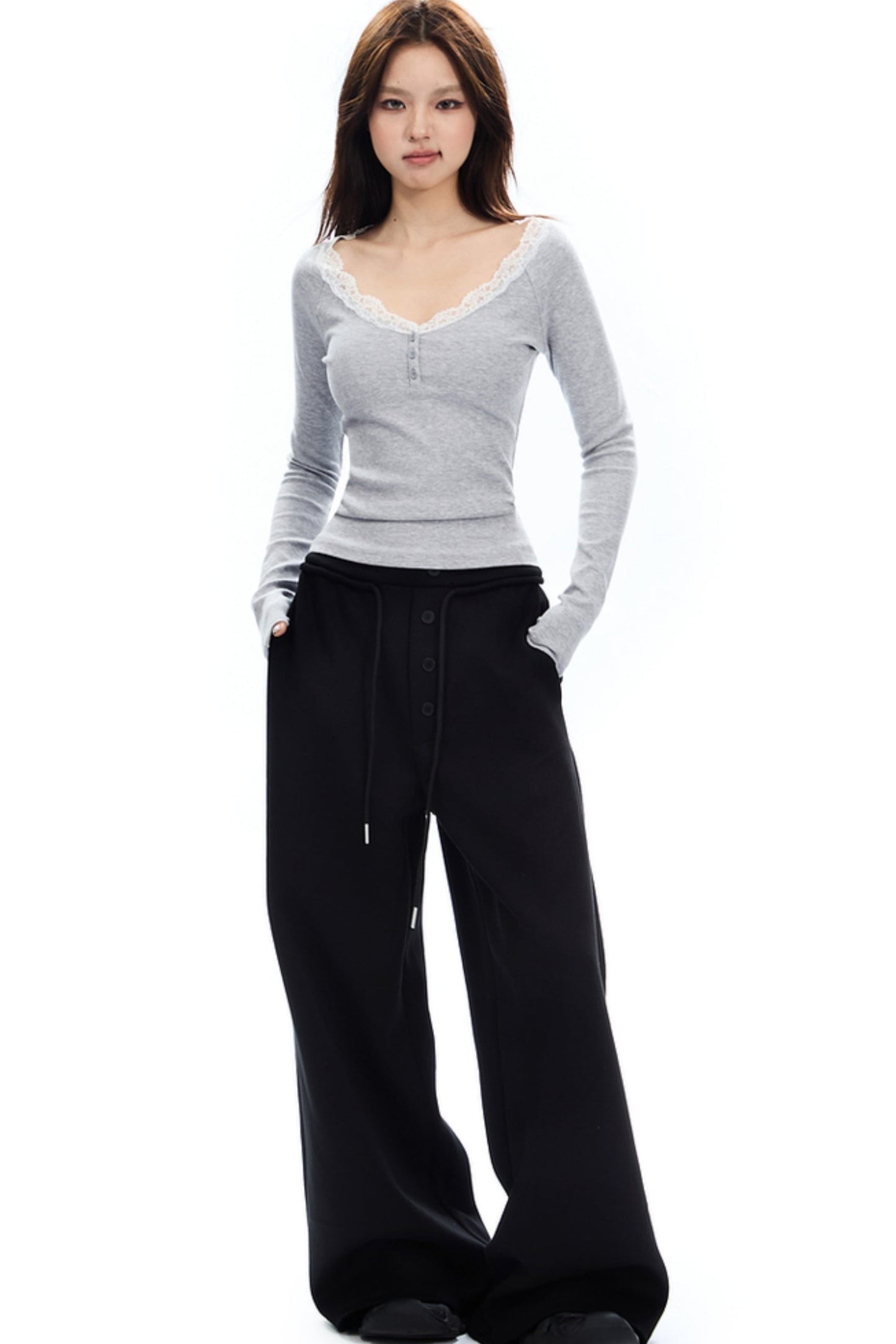 Loose Fit Casual Pants