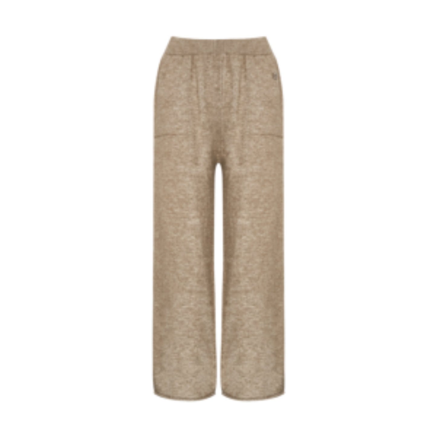 Rolled Sweater & Wide-Leg Pants Set-Up