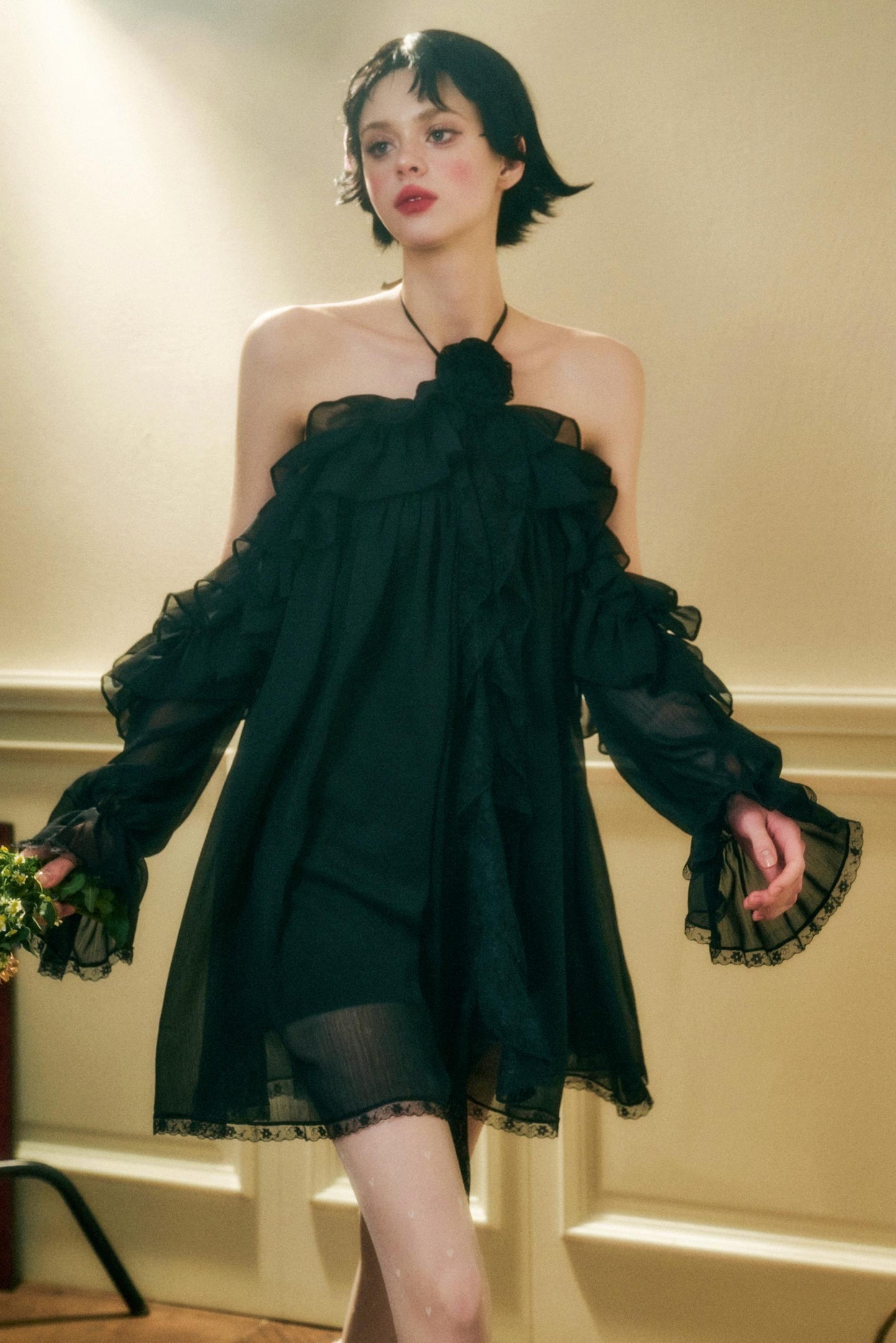 Off-Shoulder Galaxy Party Dress