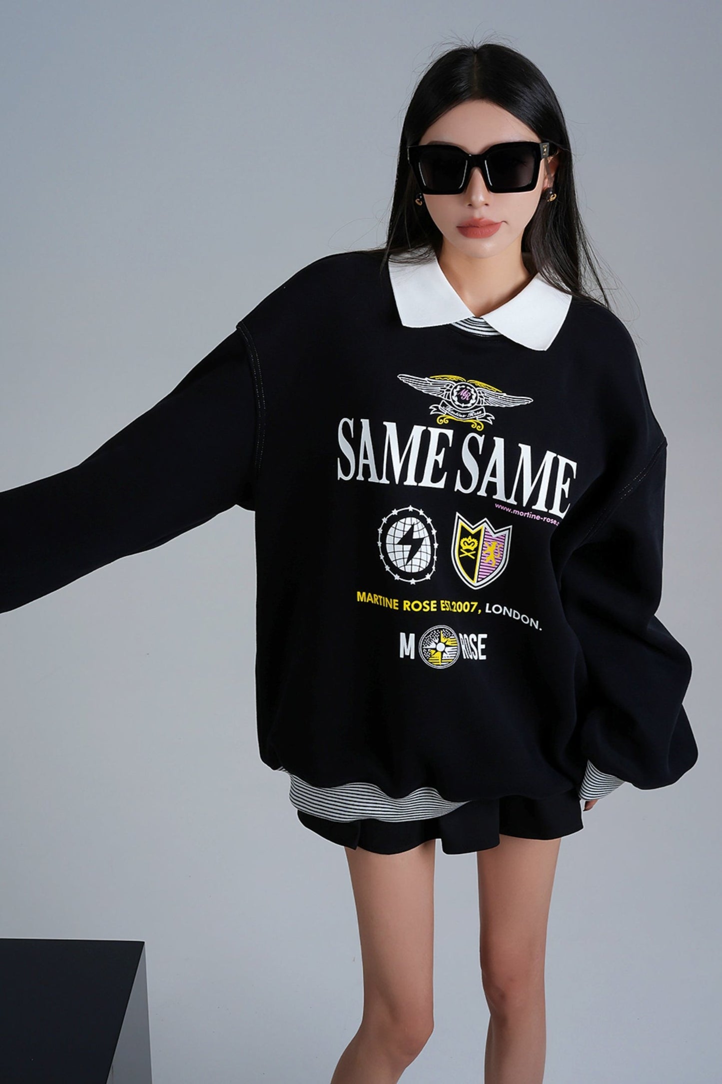 American Velvet Loose BF Sweatshirt