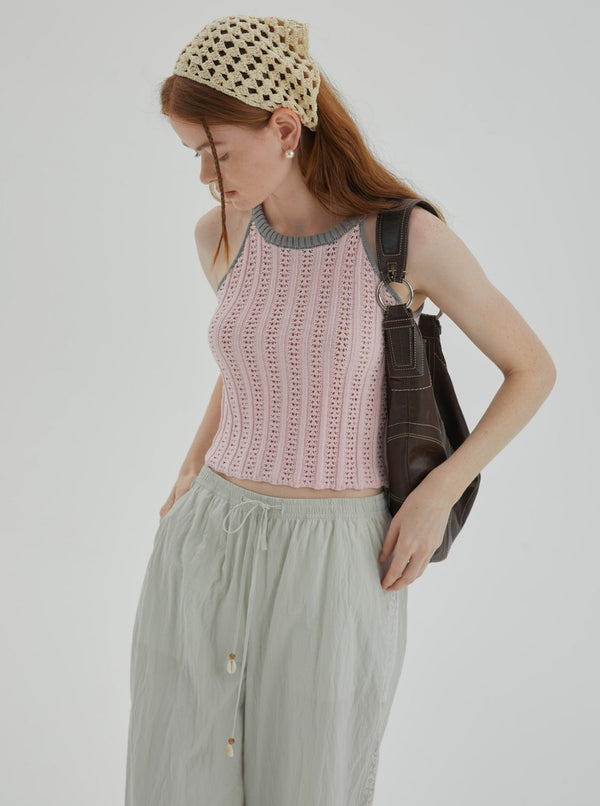 Retro Cut-Out Suspender Top