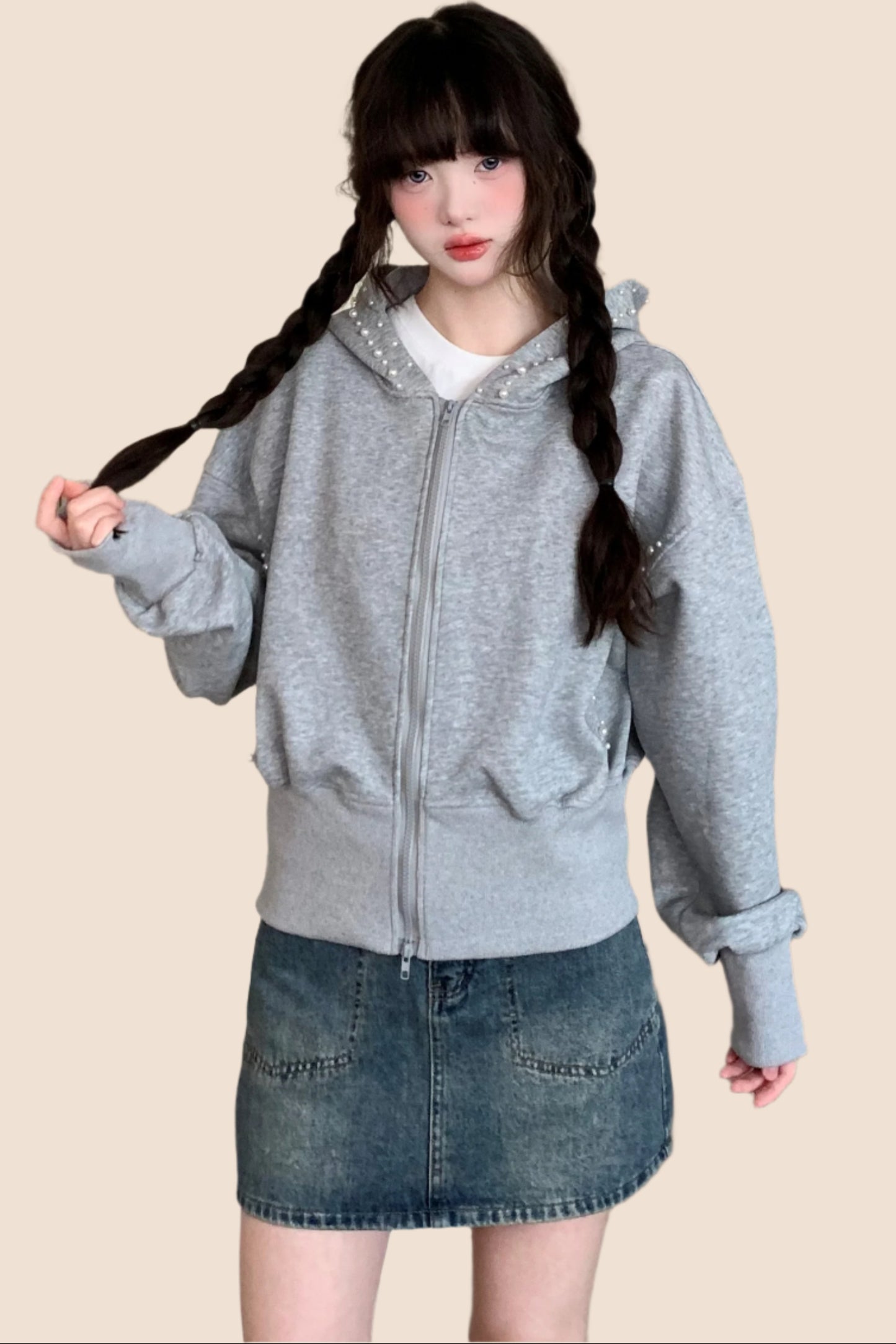 American Retro Pearl Short Coat