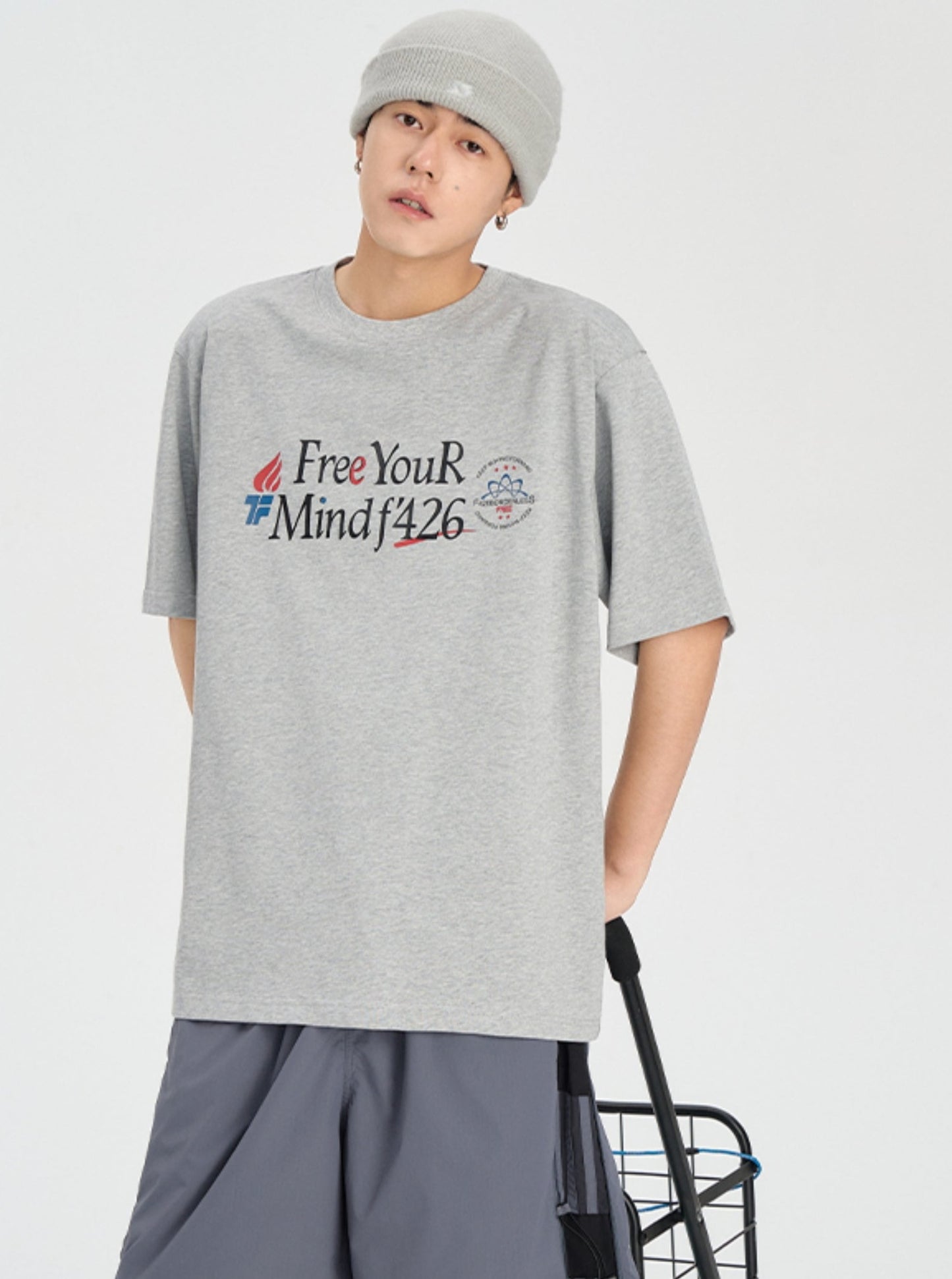 Loose Fit Slogan T-Shirt