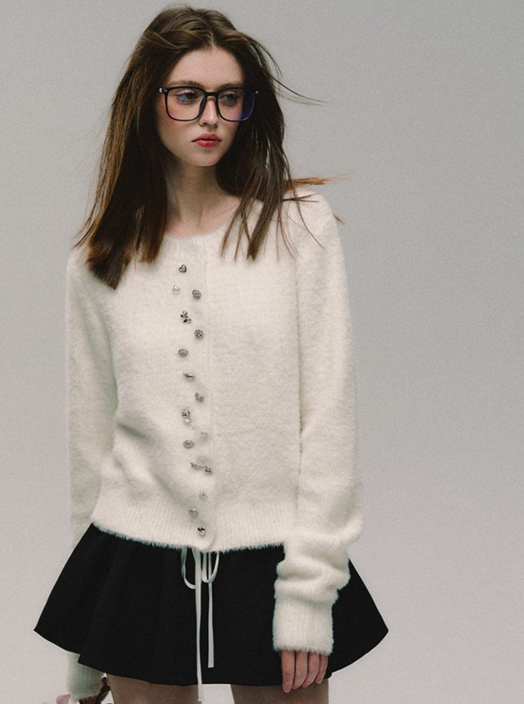 Wool knit sweater