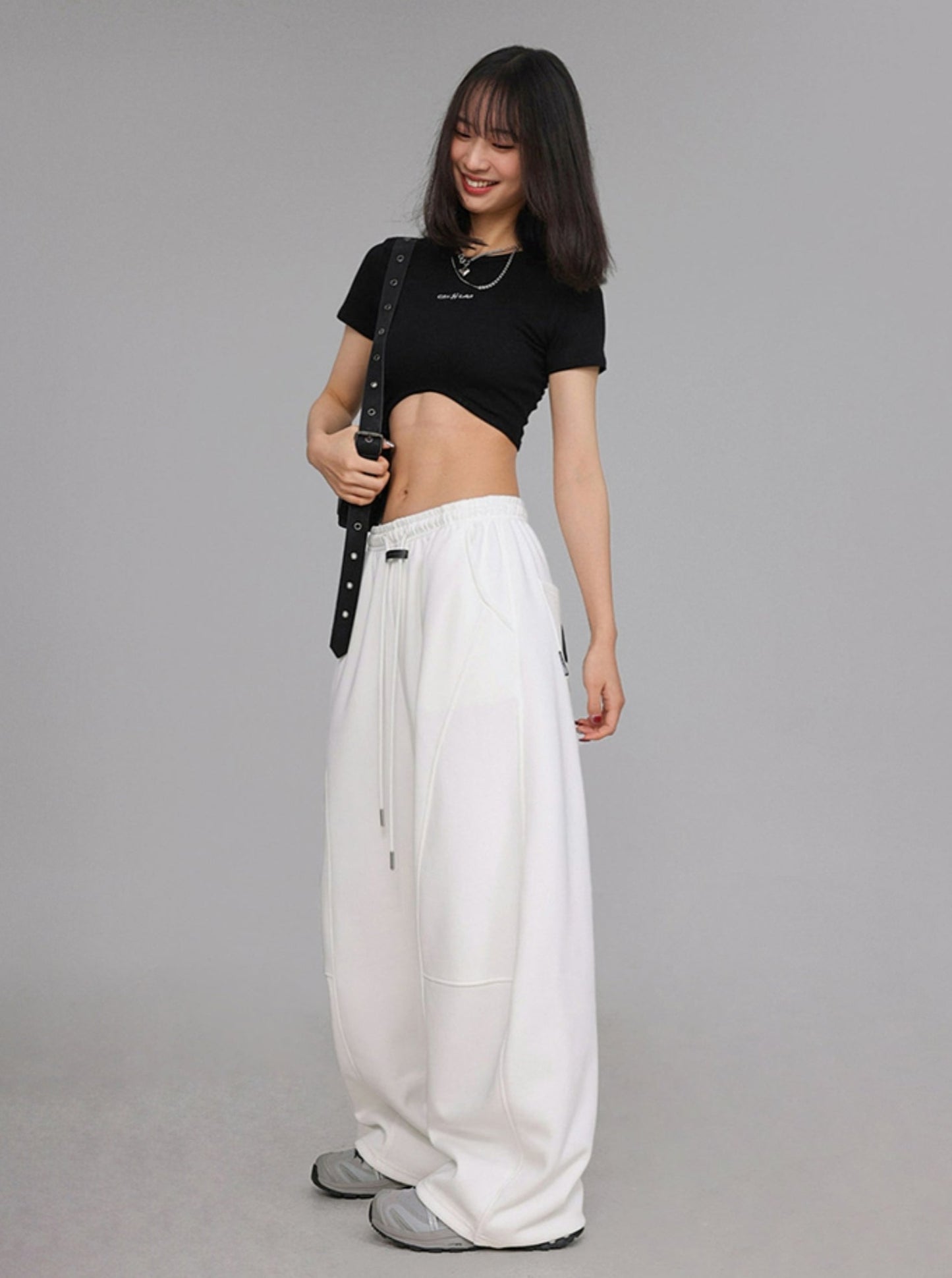 Black Sickle Hip-Hop Pants