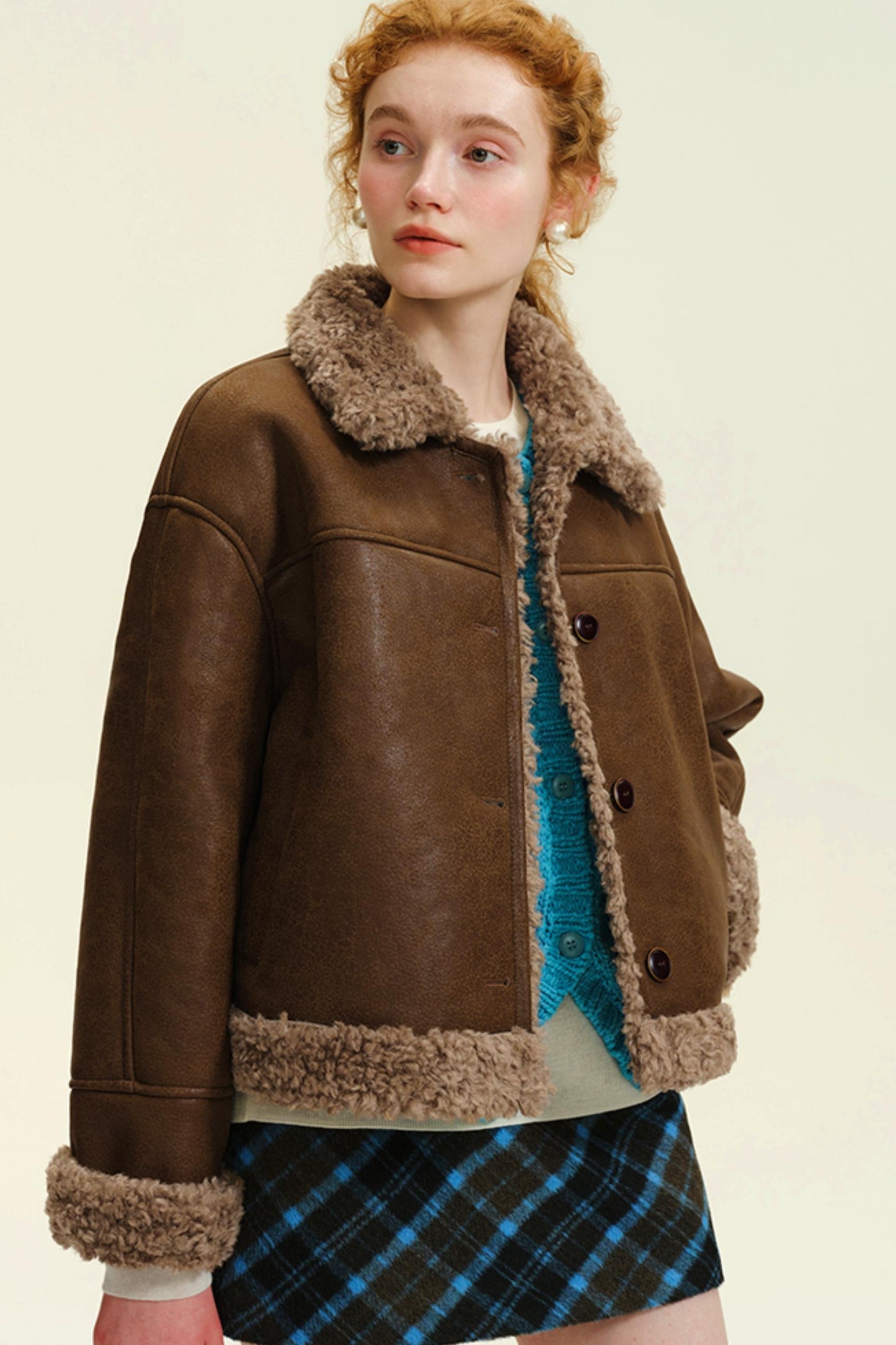 Winter Fur Mid-Length Jacket