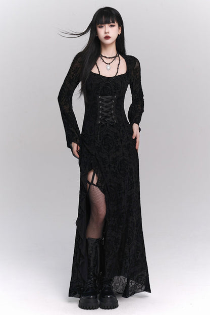 Ghost Girl, Dark Series, Women's Wear, Goth, Cold, Unique, Dress, Halloween Outfit, Subculture