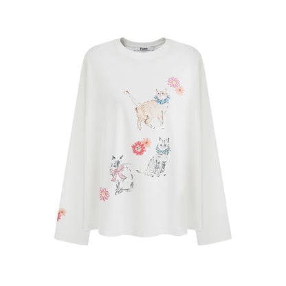 Custom Floral Long Sleeve Tee Set-Up