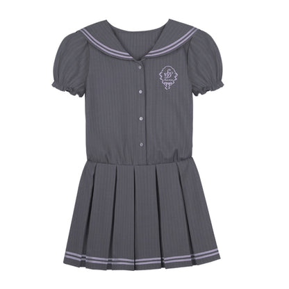 Gray Sailor Dress