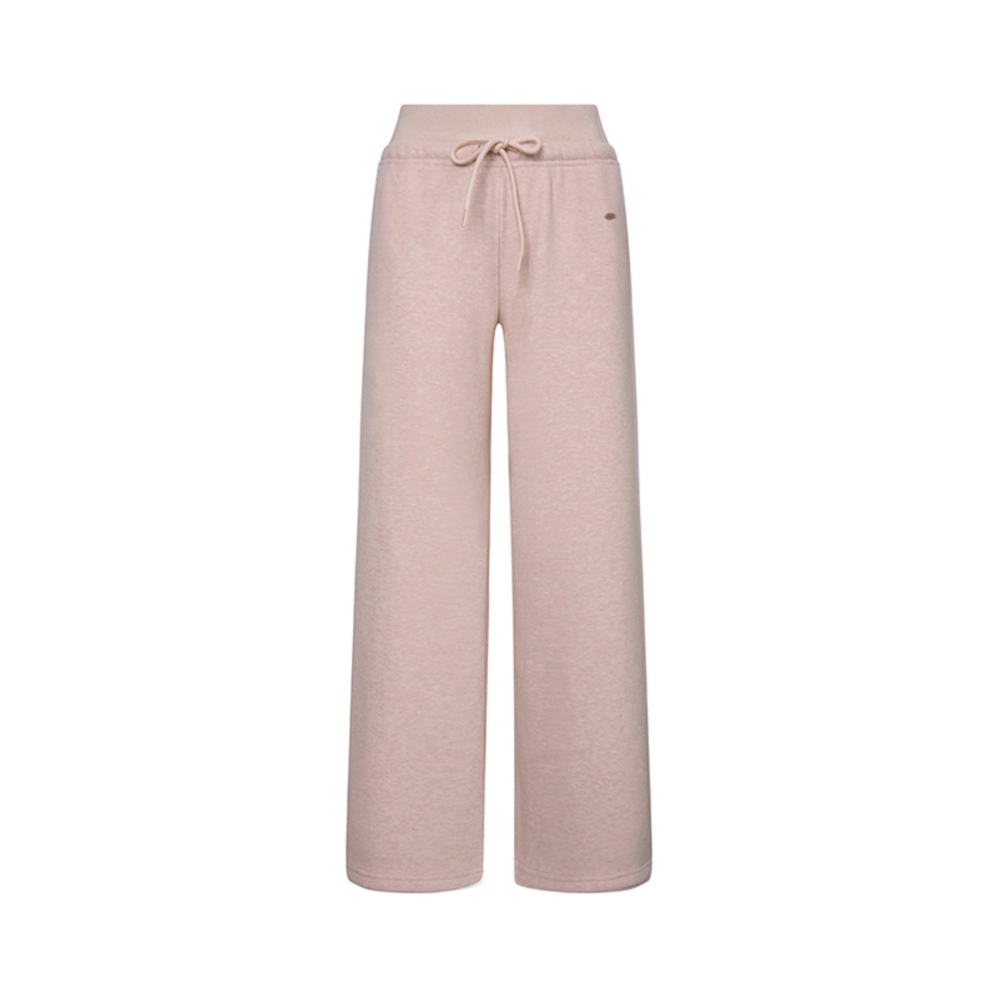 High-Waisted Macaron Cotton Blend Pants