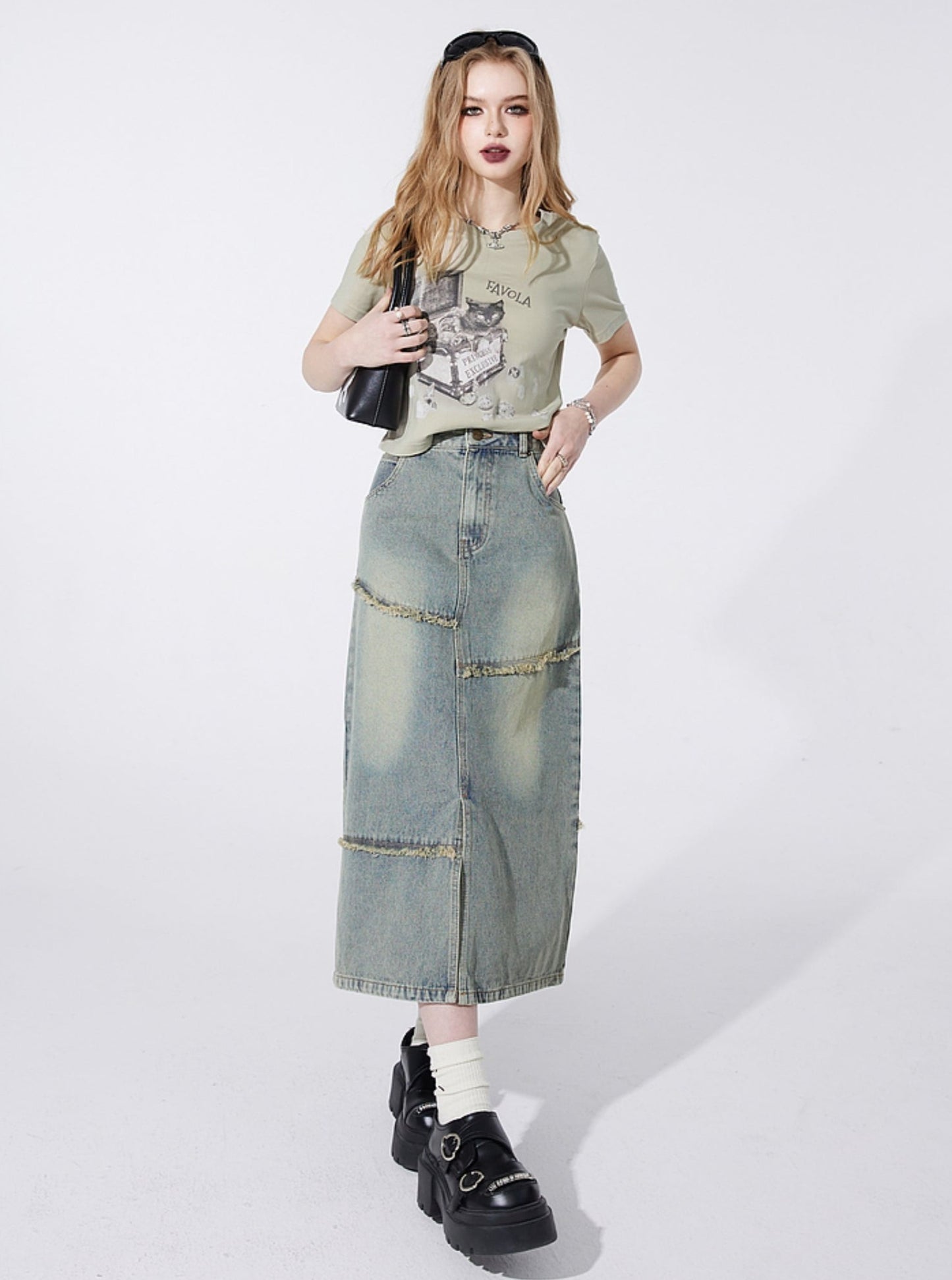 Fairy Pocket Denim Skirt