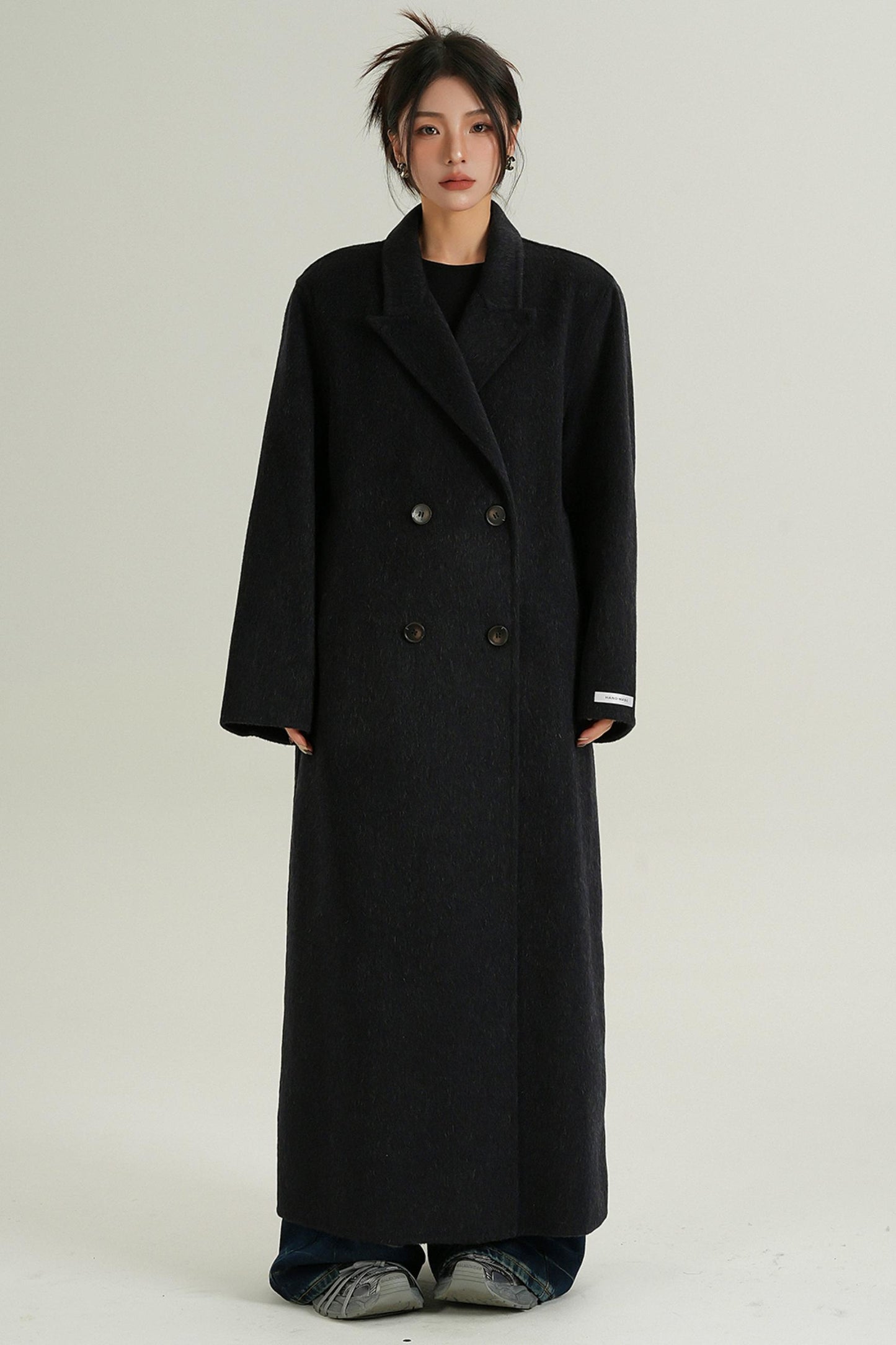 Double-Sided Wool Suit Coat