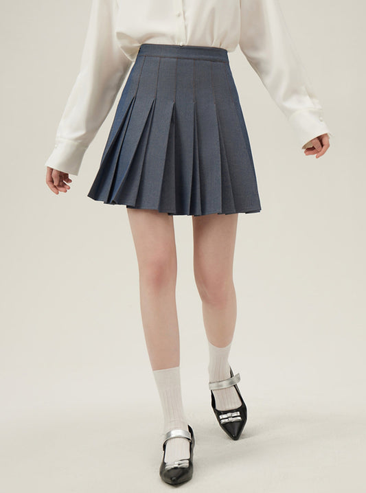 College A-Line Pleated Skirt