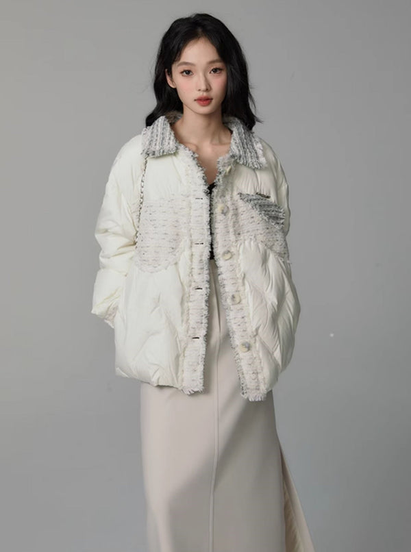 White Duck Down Warm Coat