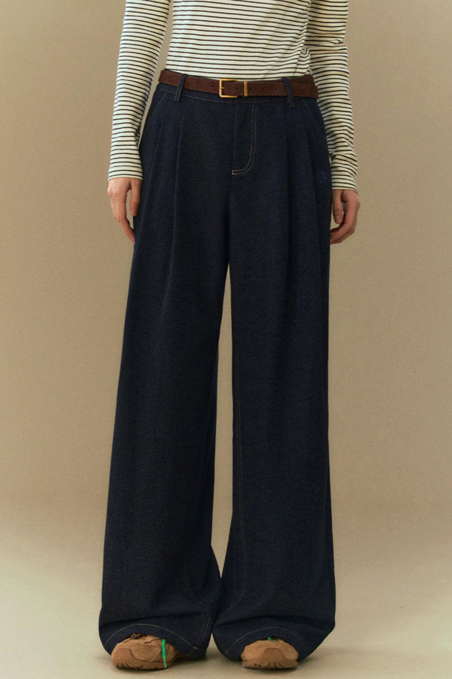 Classic Straight Denim Trousers