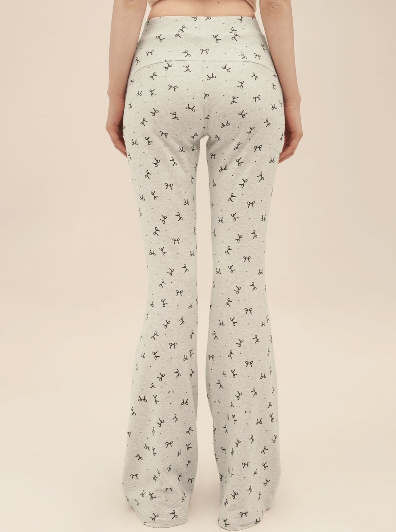 All-over Slim Bootcut Pants