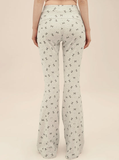 All-over Slim Bootcut Pants