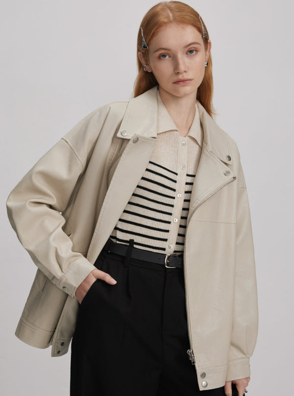 loose fitting short jacket