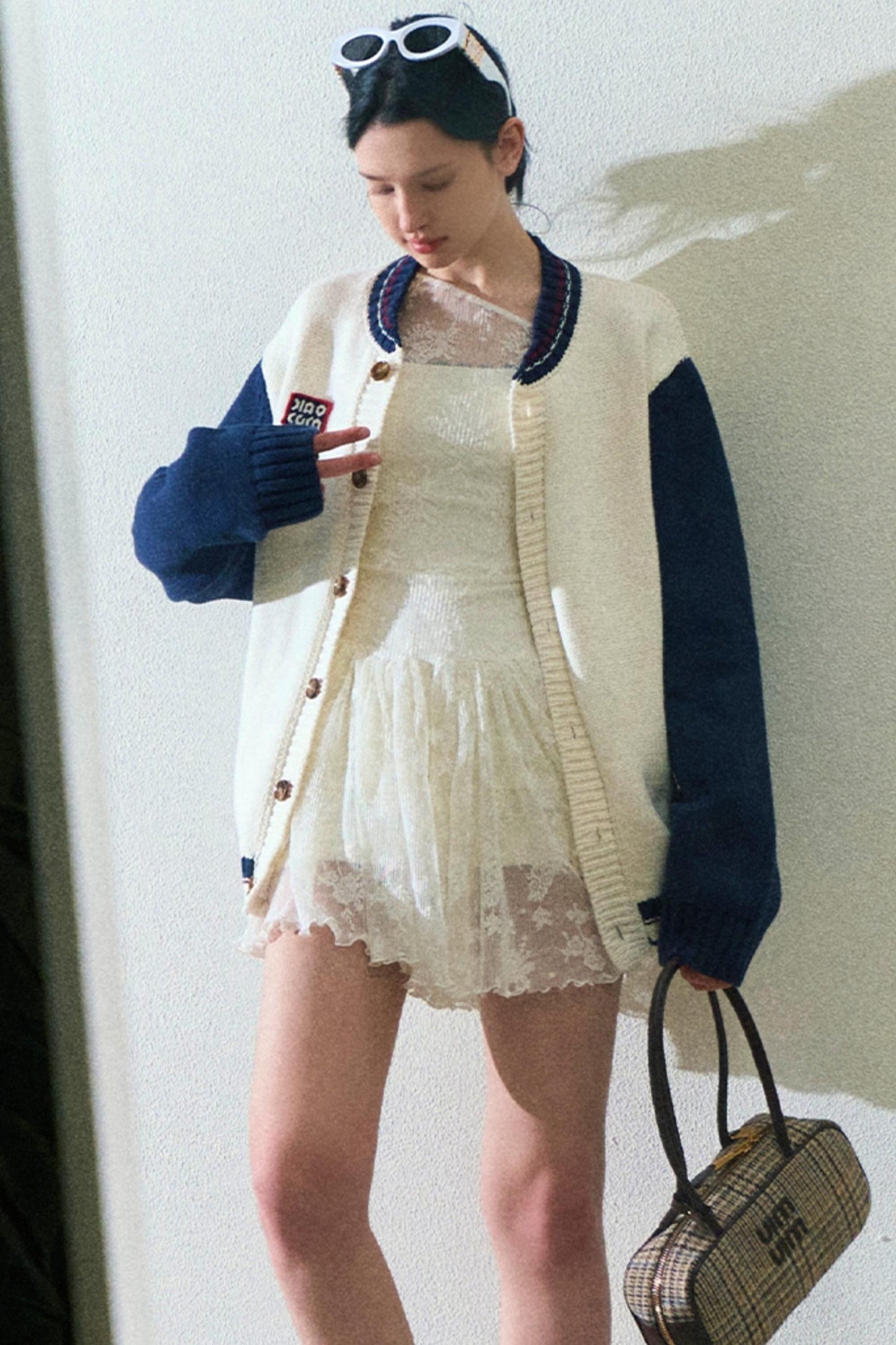 Logo Label Baseball Loose Jacket