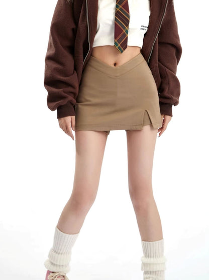 Ultra-Short Hakama Skirt