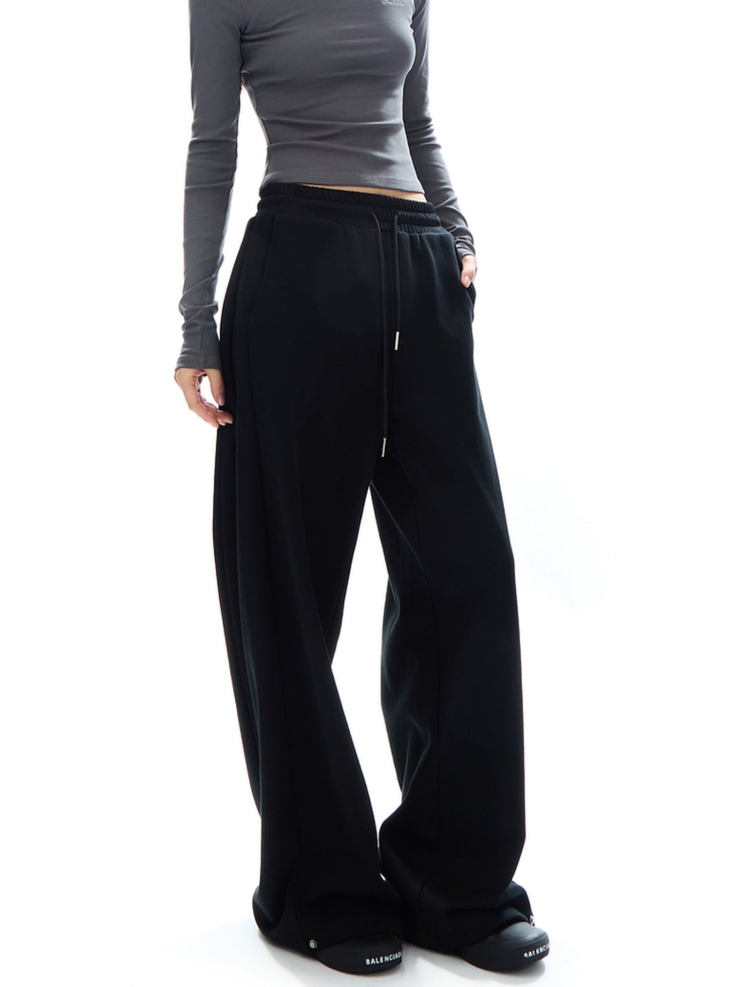 Relaxed Drawstring Sweatpants