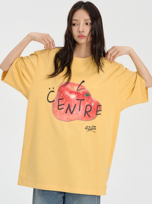 Loose Fit Melt Apple T-Shirt