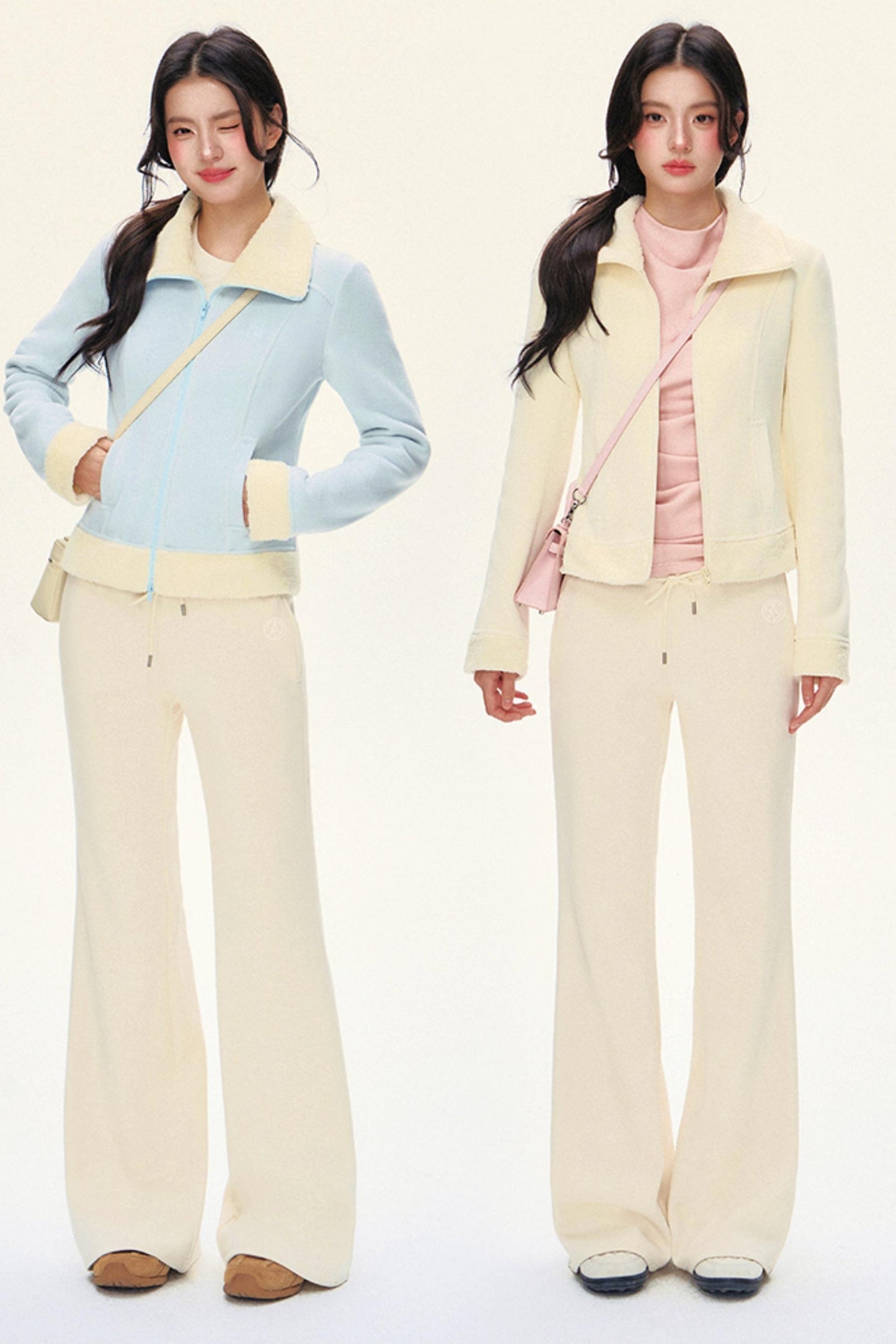 Drawstring Flare Sport Pants