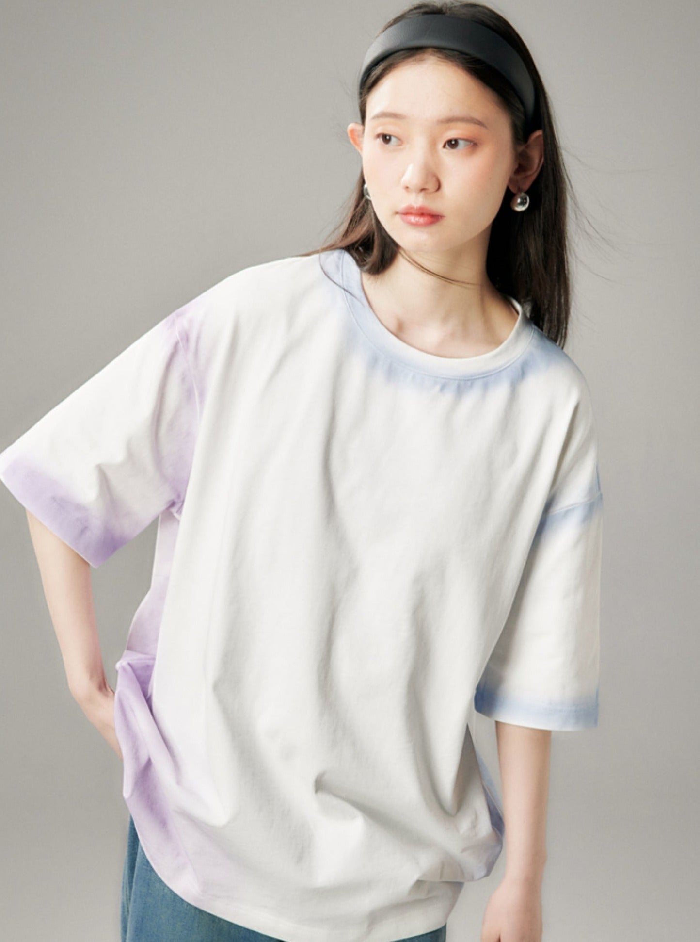 Bubble Memory Dream Gradient Knit T-Shirt