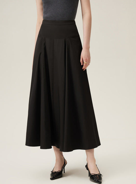 Verslain Elegant High-Waist Long Skirt