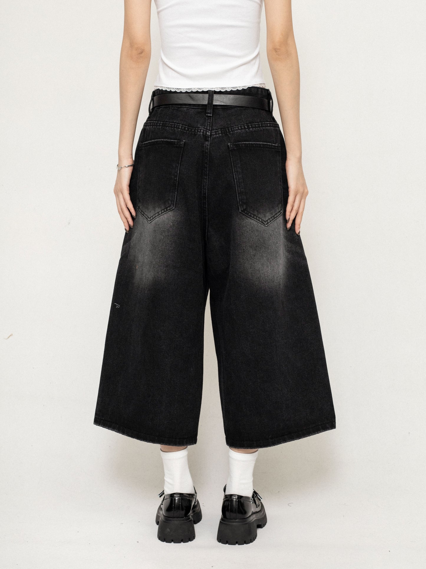 American Vintage Denim Cropped Pants