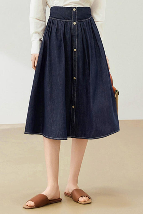 Corset High-Waisted A-Line Skirt