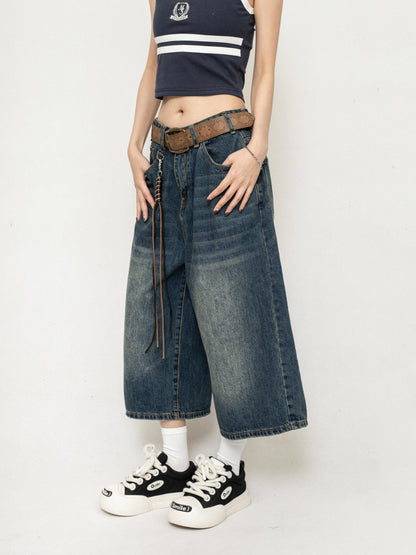 American Vintage Denim Cropped Pants