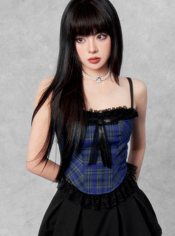 Diablo Design Bow Corset Top