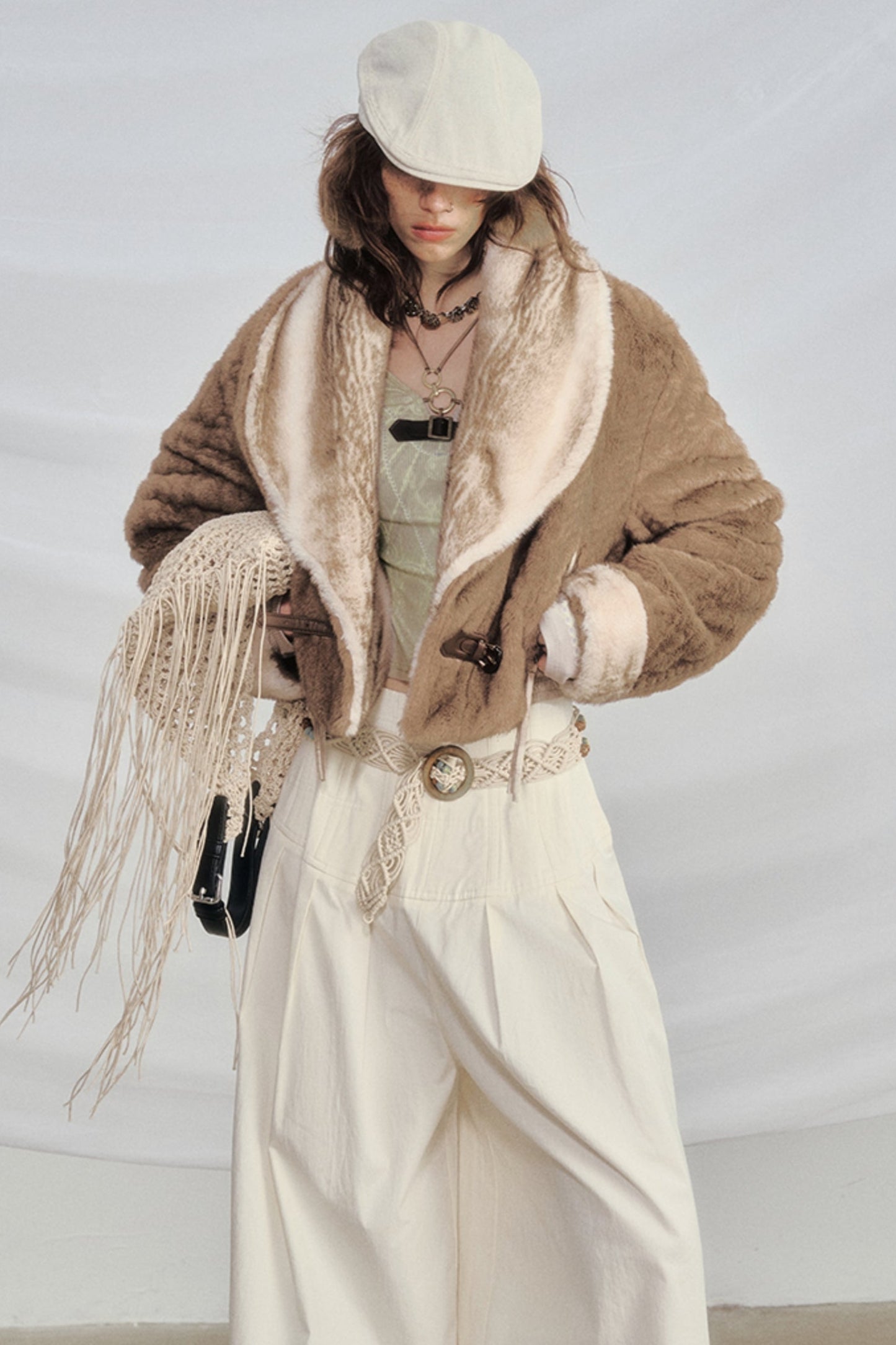 Twelve O'Clock Old Money Fur Jacket