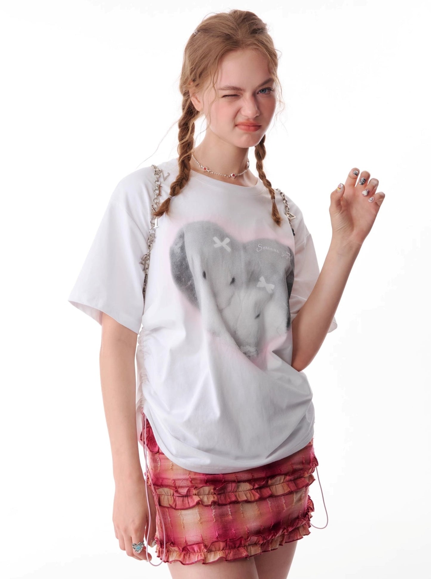 Love Bunny Drawstring T-Shirt