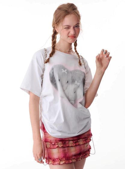 Love Bunny Drawstring T-Shirt