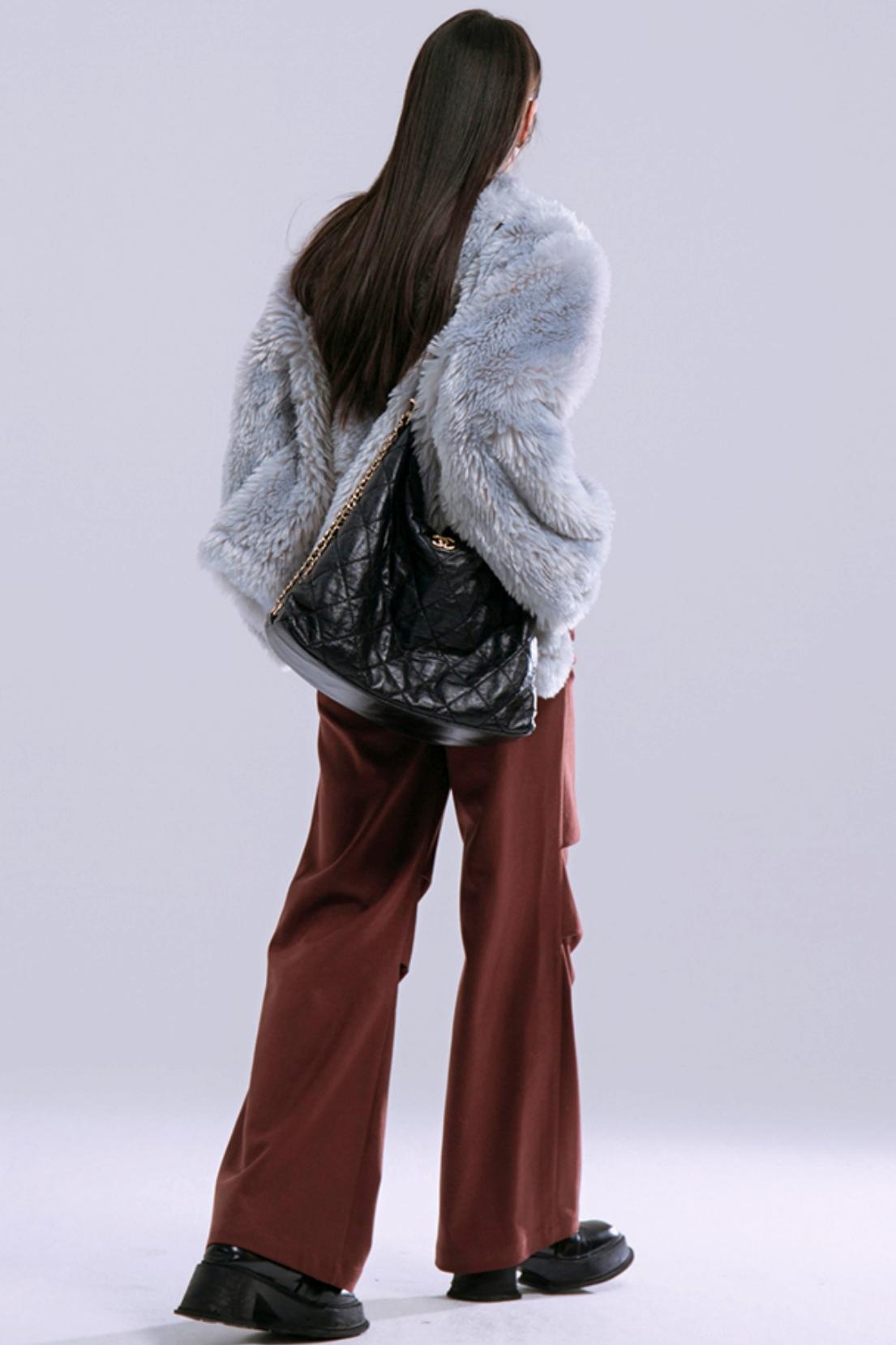 Pantalons en laine Lyocell City Cargo 