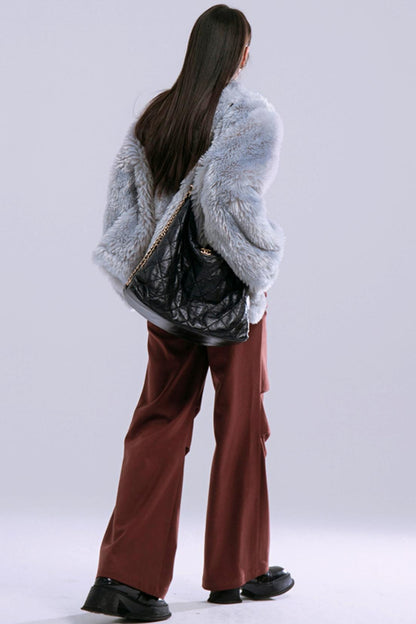 Pantalons en laine Lyocell City Cargo 