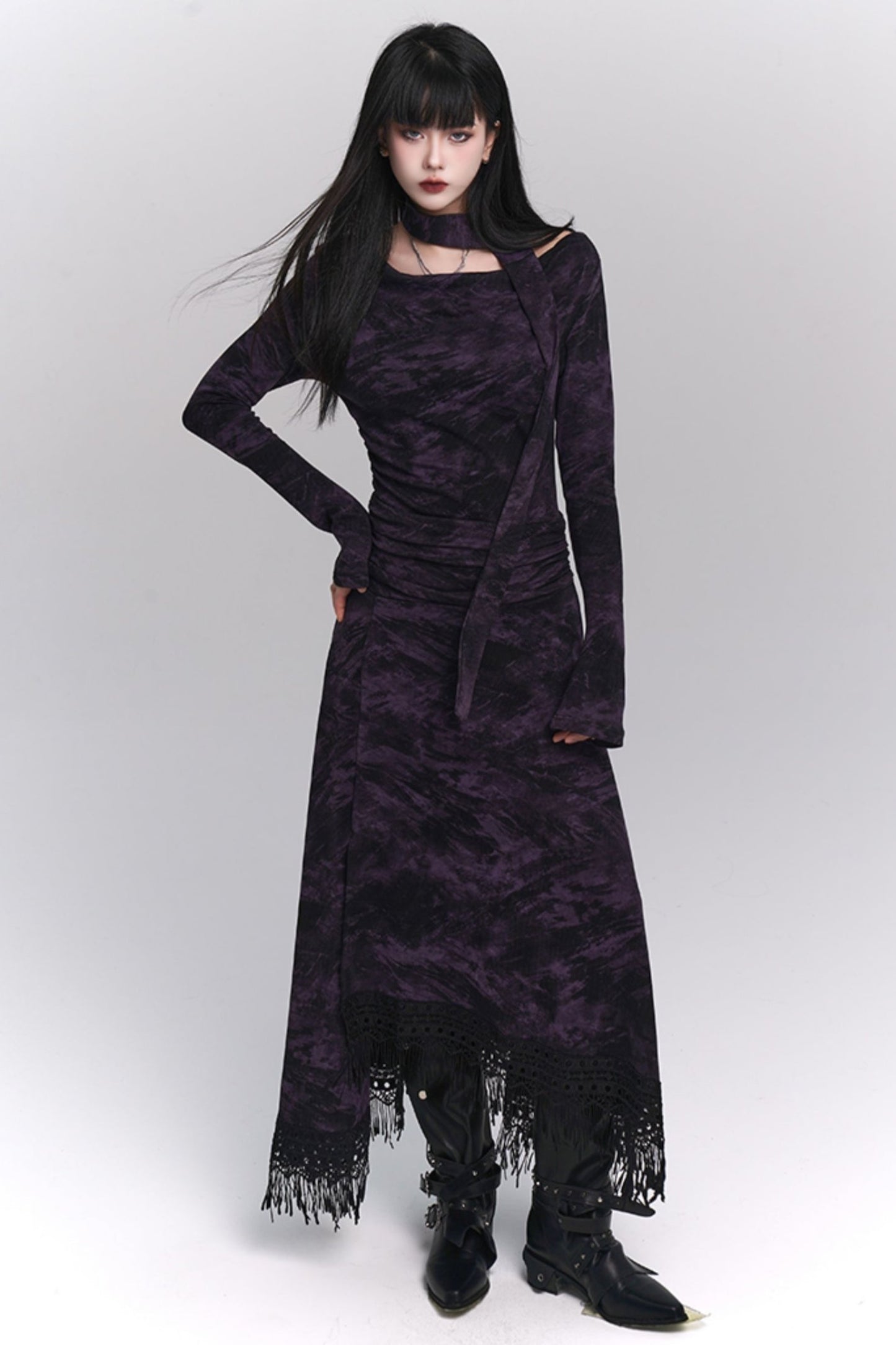 Wasteland Style Purple Dress