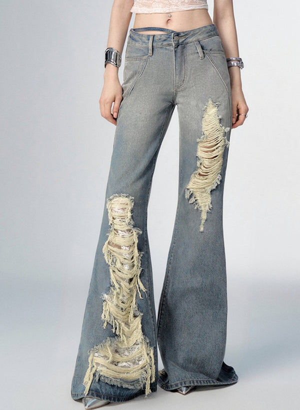 Nirvana Gradient Wide-Leg Pants