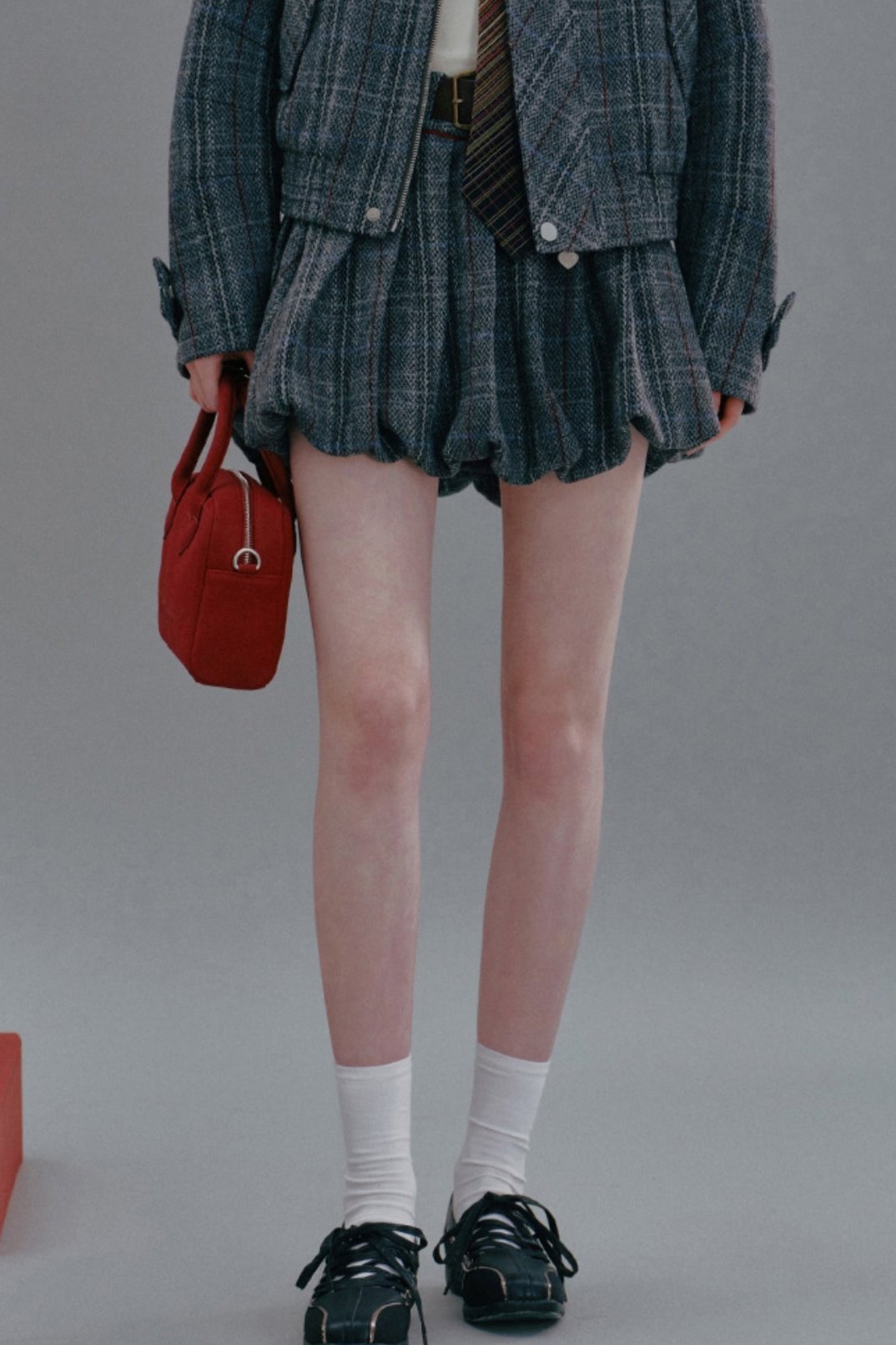 SweetHeart Killer CHECK TWEED SKIRT