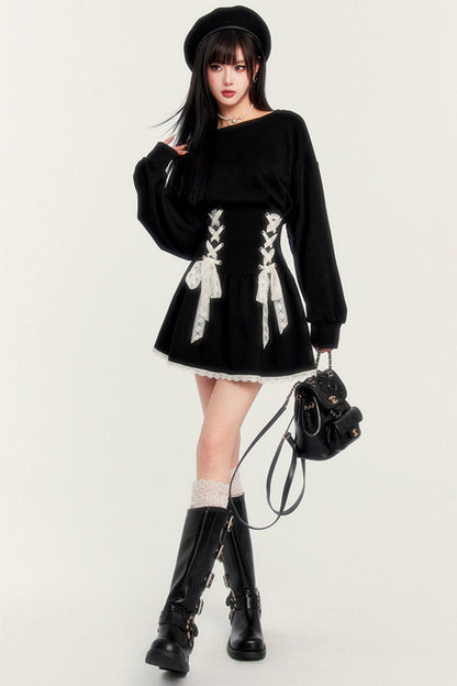 Dark Pure Desire Fleece Dress