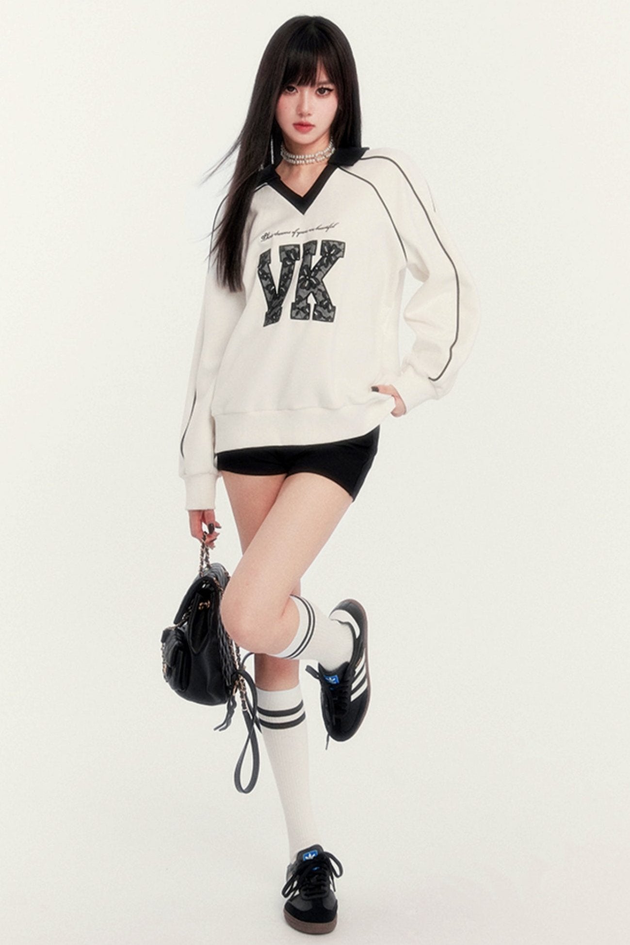 Embroidered VK Patch Sweatshirt