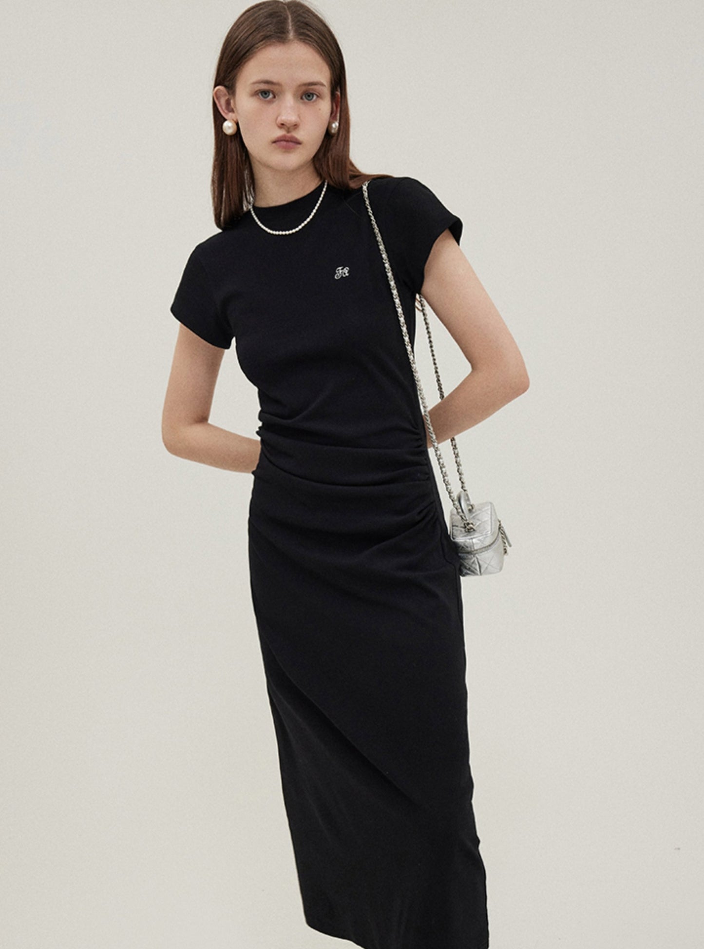 Design Sense Letter Knit Dress