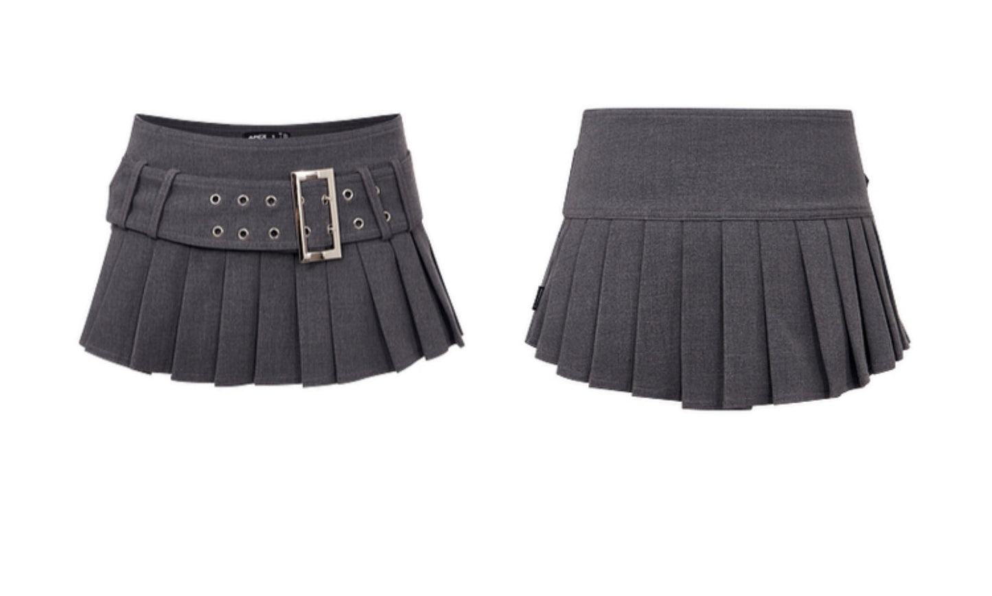 Vintage Hottie Low Waist Pleated Skirt
