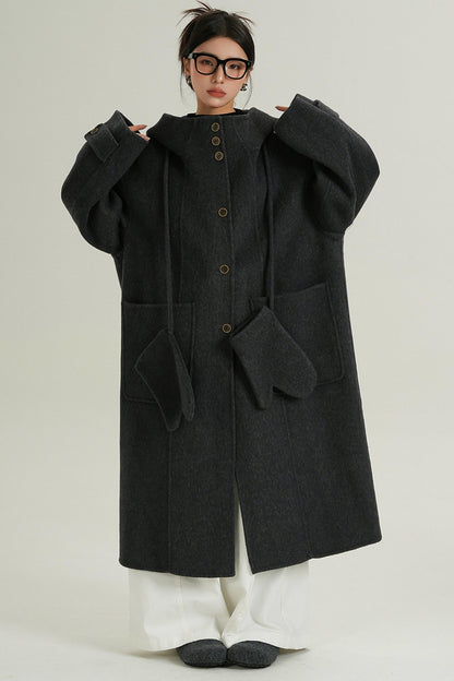 Double-Faced Cape Glove Coat