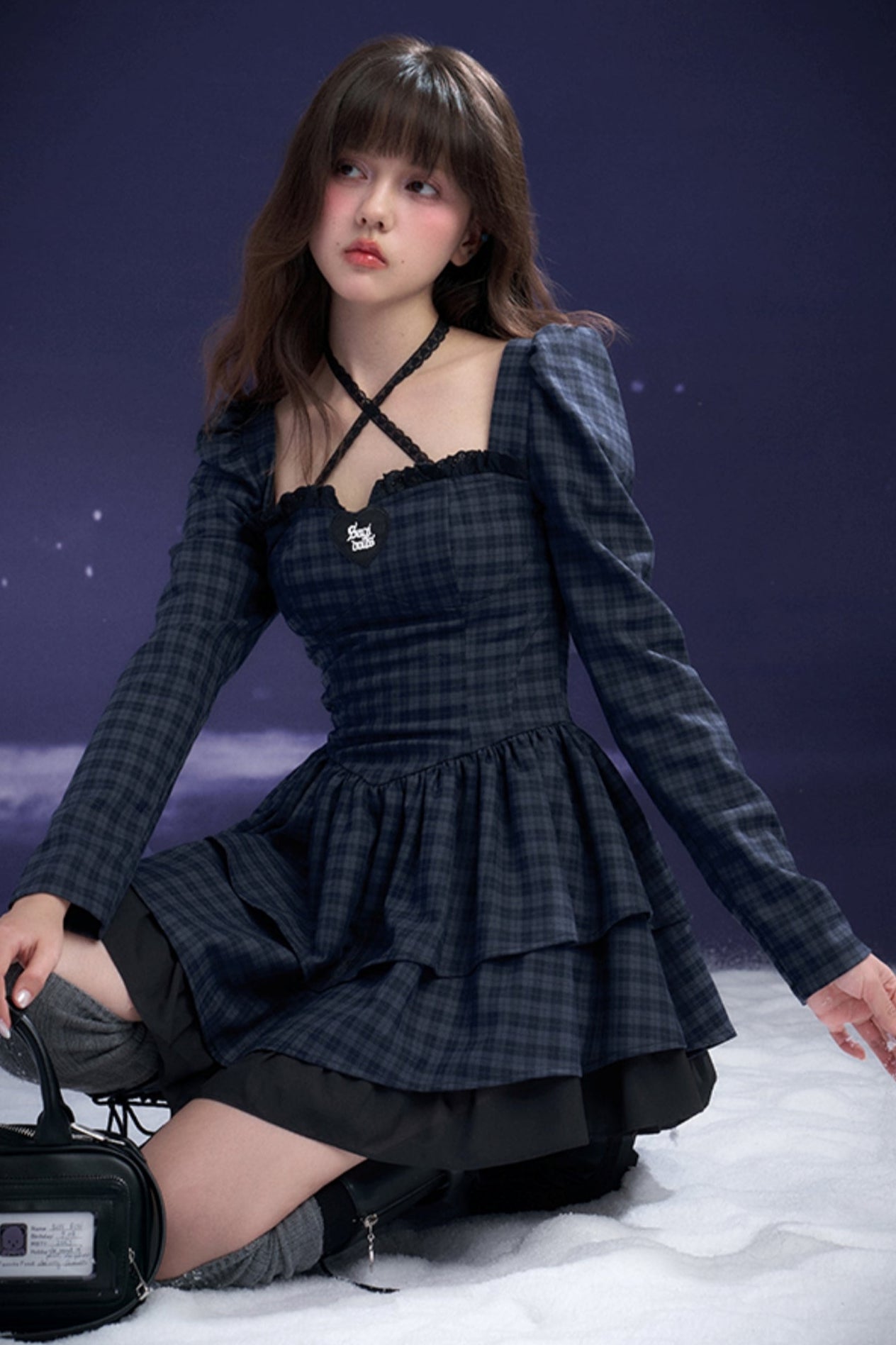 Prinzessin Stil Halterneck Kuchen Lolita Kleid 