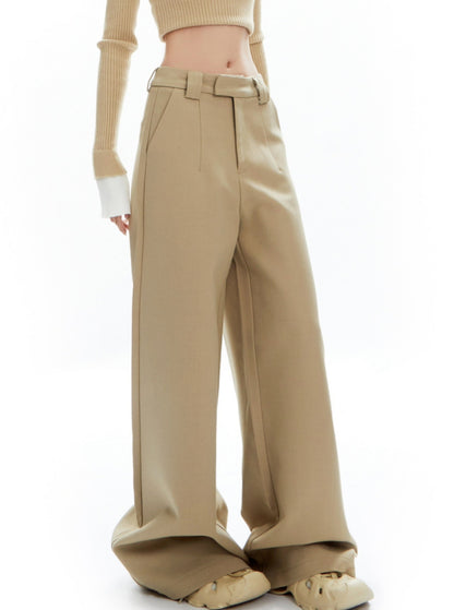 Retro Straight Leg Stackable Pants